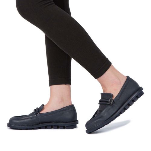 mocassini DUCT in pelle blu 