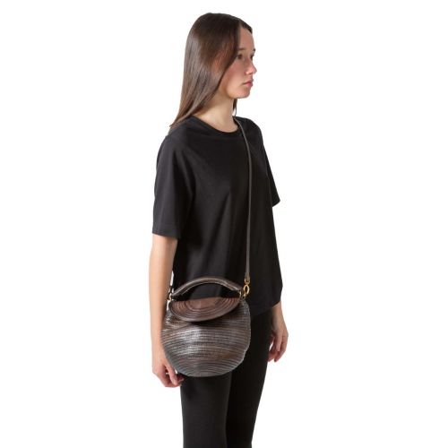 tracolla in pelle extracioccolato 