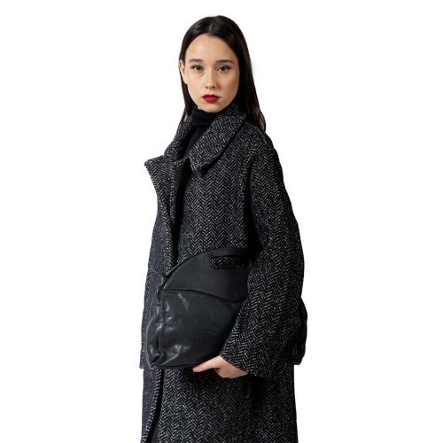 shopper GISELLA in pelle nera 