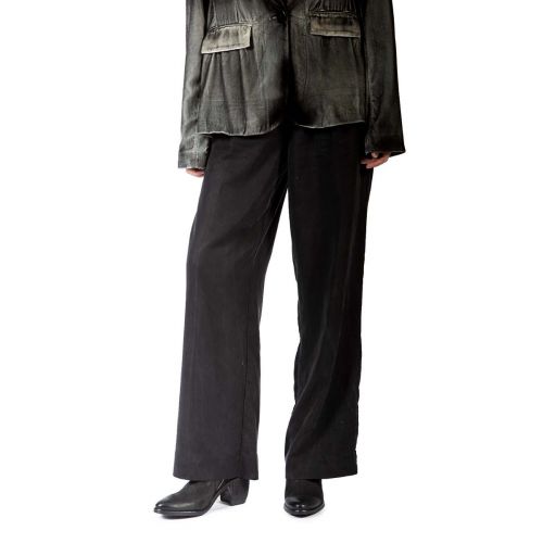 tronchetti RITHM con cerniera in pelle nera 