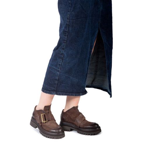 slipon DIBLA in pelle ebano