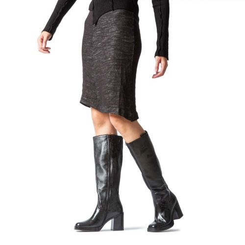 stivali MICAELA in pelle nera 