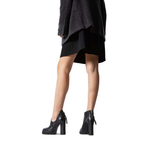 accollato VIVENT in pelle nera 