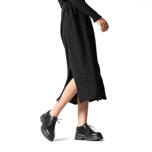 stringata DIBLA in pelle nera 