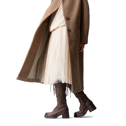 stivali EASY in pelle ebano 