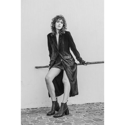 tronchetti beatles in pelle nera 