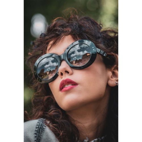 occhiale tondo Koko nero