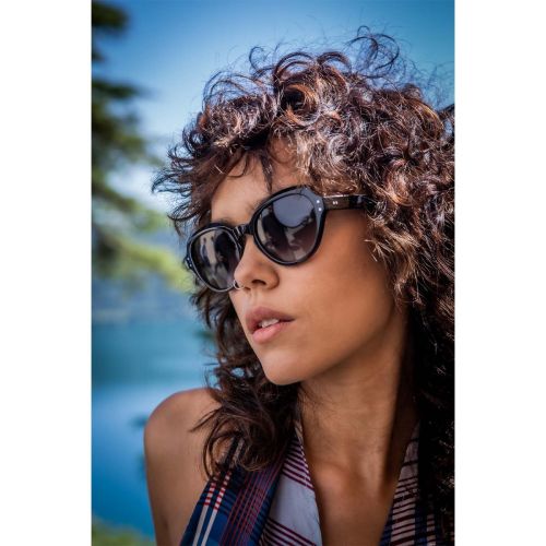 occhiali HEP con lenti grigio sfumato