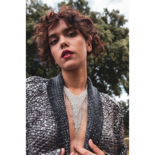 collana APACHE in argento bianco 