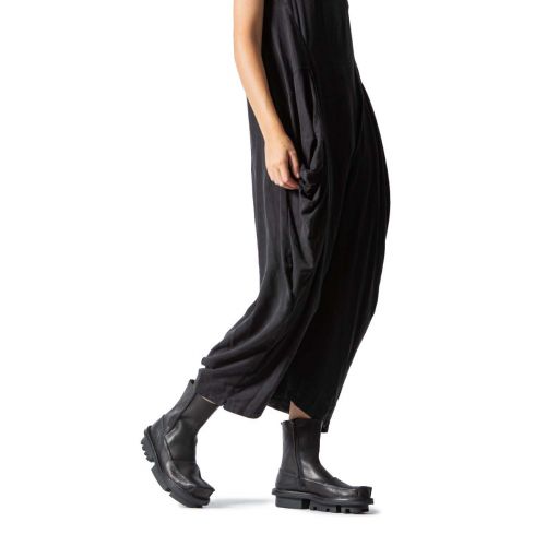 biker CANISTER in pelle nera 