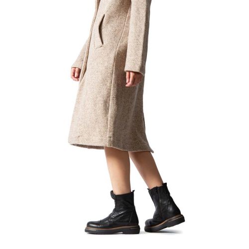 biker EMI NO LACE in pelle nera 