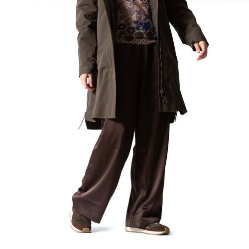 sneakers HOTY in camoscio marrone 