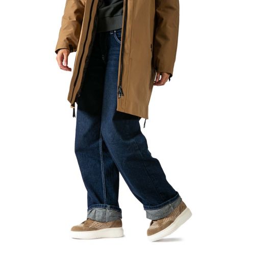 sneakers IVOR in suede camel 