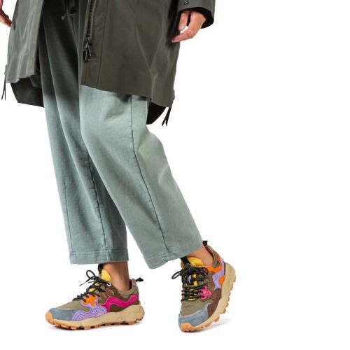 sneakers YAMANO con inserti kaki