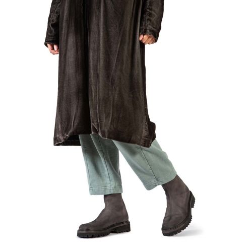 stivaletto cerniera retro cenere