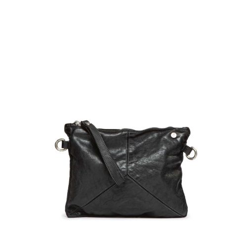 tracolla TRILLY in pelle nera 