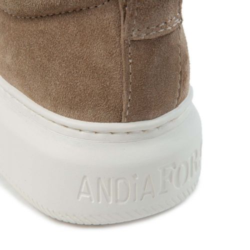 sneakers LIBI in suede camel 