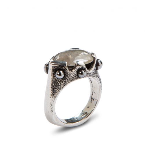 anello CORINDONE in argento
