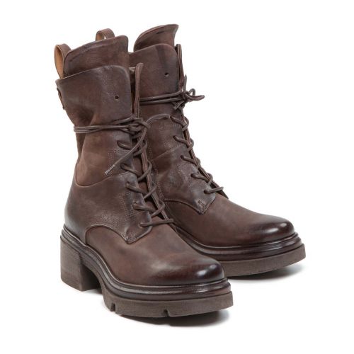 anfibi EASY in pelle ebano 