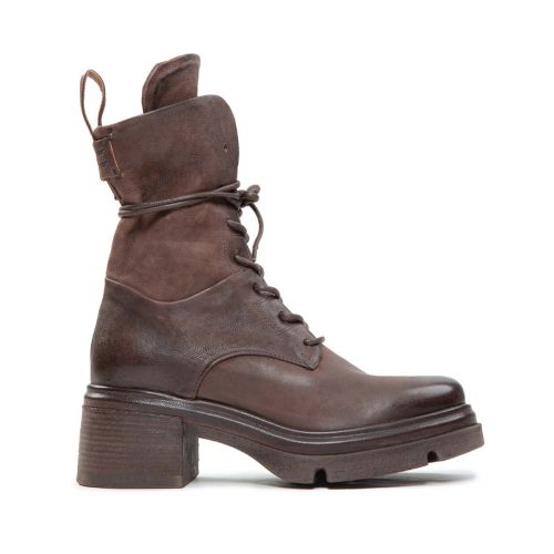 anfibi EASY in pelle ebano 