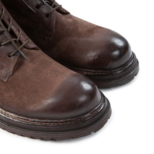 anfibi STATIC in pelle ebano 