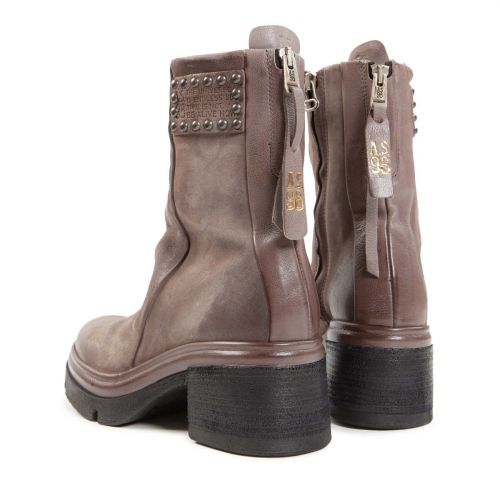 biker EASY in pelle grigio smoke