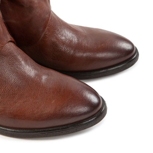 biker vestito in pelle calvados