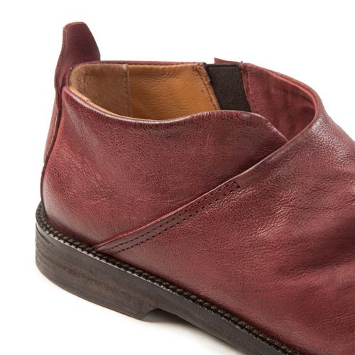 slipon in pelle madera
