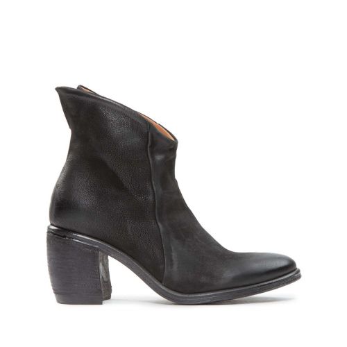 tronchetti RITHM con cerniera in pelle nera 