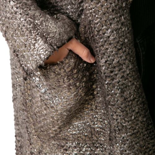 cardigan lungo laminato