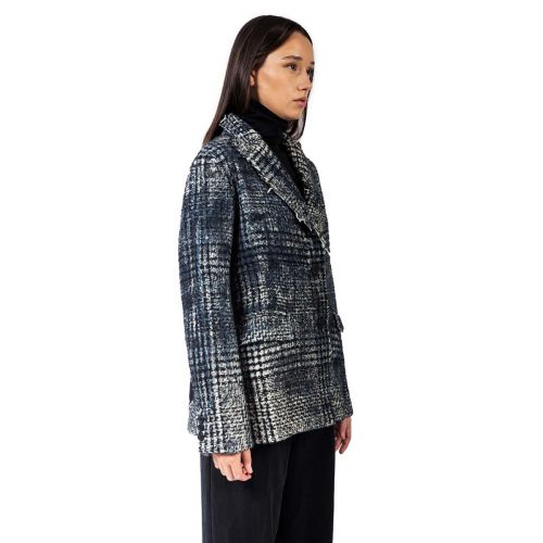 giacca principe di galles in lana 