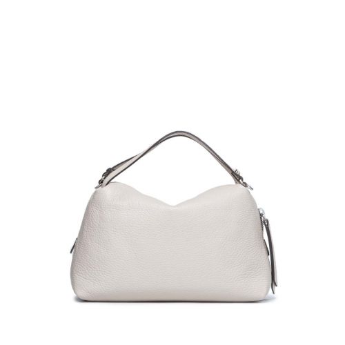 bauletto ALIFA in pelle bianca