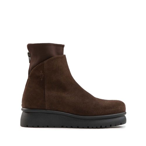 biker YAYA in camoscio marrone 