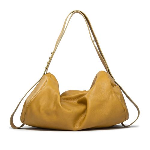 borsa LORICA in pelle orzo