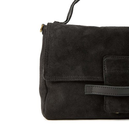 borsa MARIA nera con patta 