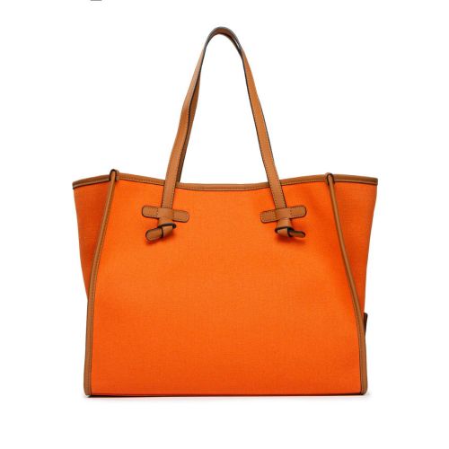 shopper MARCELLA in tessuto corallo 