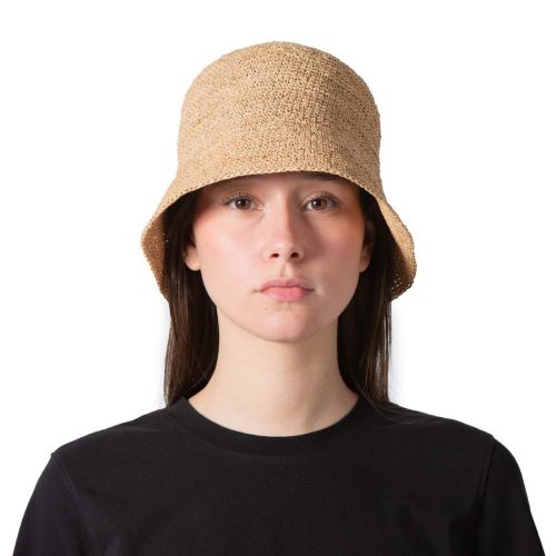 cloche intrecciata in paglia tea