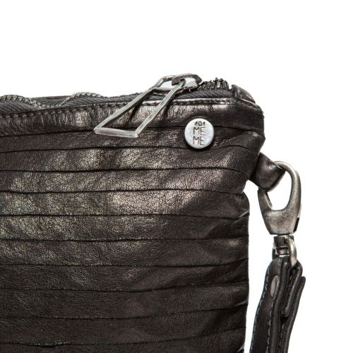 clutch GEA ARPA in pelle nera 