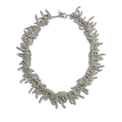 collana UNI in argento scuro 