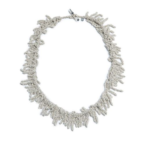 collana UNI in argento bianco 