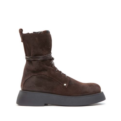 anfibi in camoscio testa di moro 