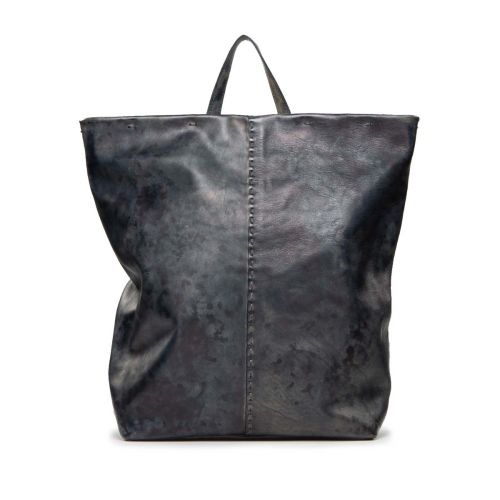 zaino SHEILD in pelle blu - esclusiva Corazza