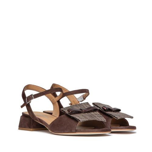 sandali MUSA in camoscio marrone 