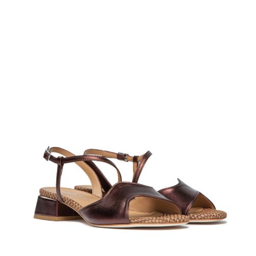 sandali MUSA in pelle cioccolato 