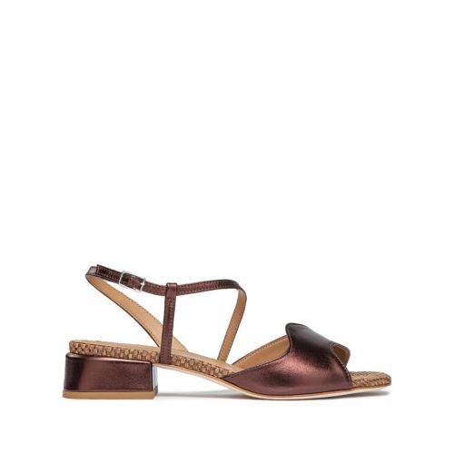 sandali MUSA in pelle cioccolato 