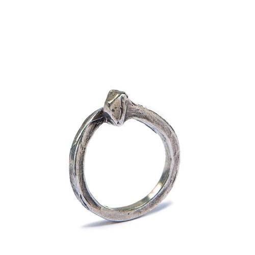 anello CHIODO FORGIATO in argento
