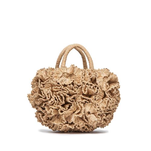 shopper CORAL in paglia tea