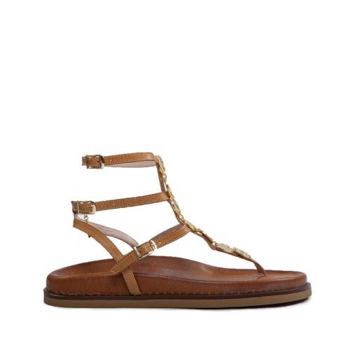 sandali schiava in pelle cuoio