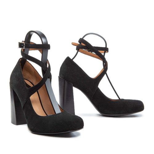 bebe OTIS in camoscio nero