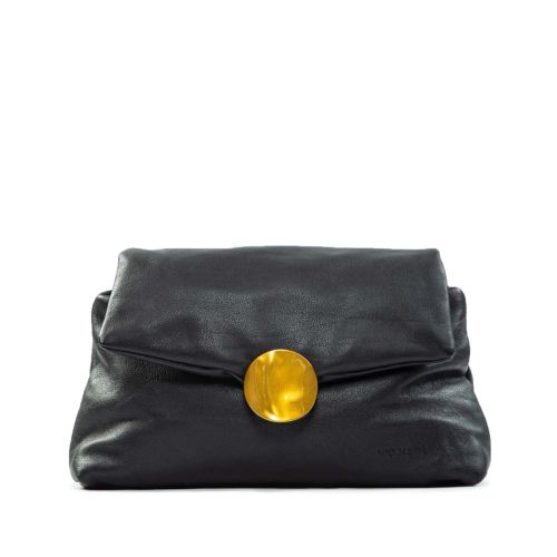 borsa patta in pelle nera